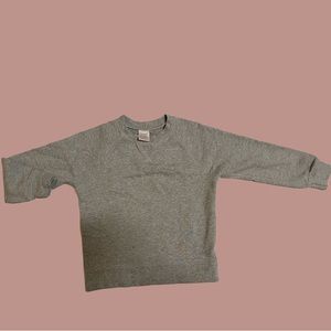 hanna andersson 5T gray sweatshirt crewneck